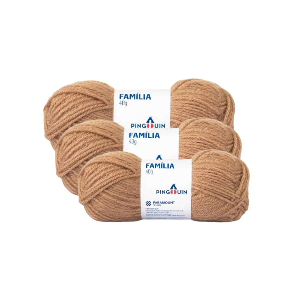 FIO FAMILIA 40G – KIT COM 10 NOVELOS FIO FAMILIA 40G - KIT COM 10 NOVELOS