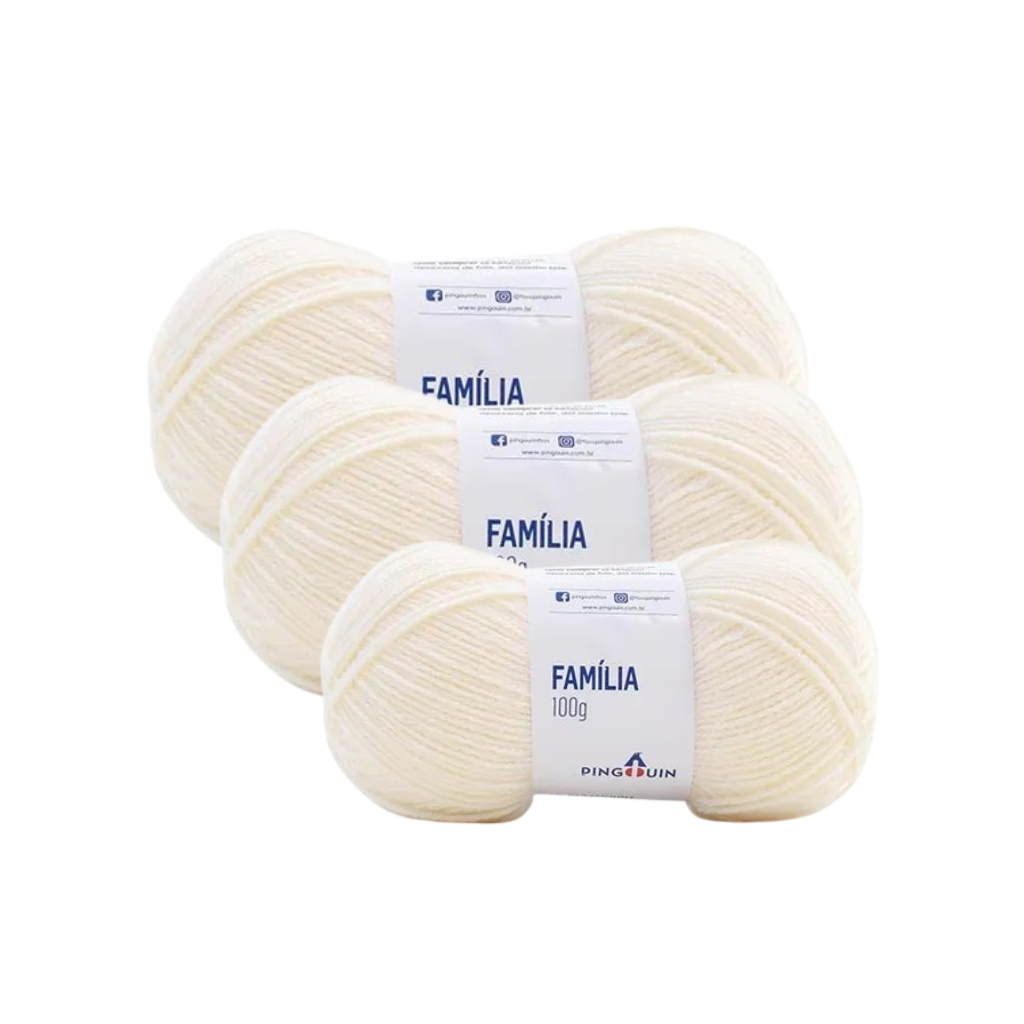 FIO FAMILIA 40G – KIT COM 10 NOVELOS FIO FAMILIA 40G - KIT COM 10 NOVELOS