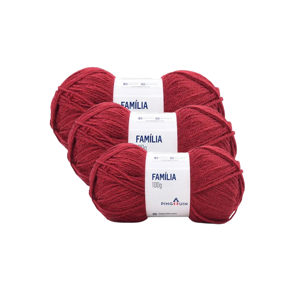 FIO FAMILIA 40G – KIT COM 10 NOVELOS FIO FAMILIA 40G - KIT COM 10 NOVELOS