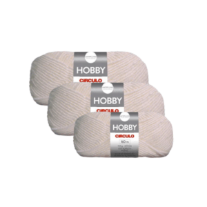 FIO HOBBY 100G CIRCULO - KIT COM 3 NOVELOS
