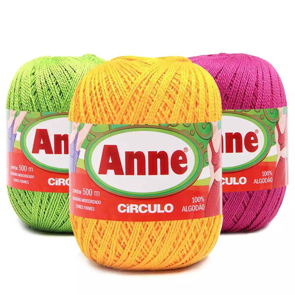ANNE 500 CIRCULO – KIT COM 3 NOVELOS ANNE 500 CIRCULO - KIT COM 3 NOVELOS