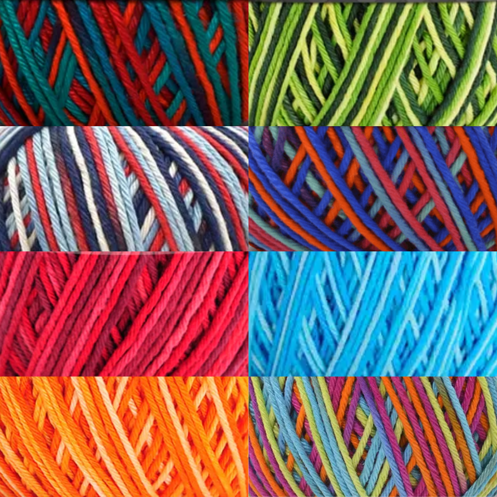 BARBANTE BARROCO N6 MULTICOLOR PREMIUM 400G – KIT COM 3 BARBANTE BARROCO N6 MULTICOLOR PREMIUM 400G - KIT COM 3