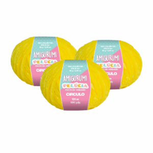 AMIGURUMI PELUCIA CIRCULO 131M - KIT COM 3 NOVELOS