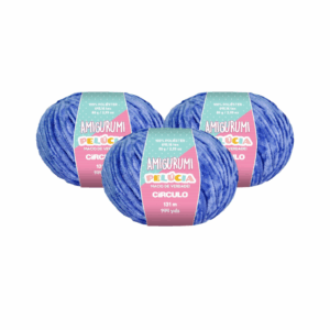 AMIGURUMI PELUCIA CIRCULO 131M - KIT COM 3 NOVELOS