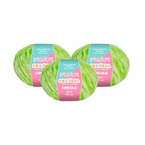 AMIGURUMI PELUCIA CIRCULO 131M - KIT COM 3 NOVELOS